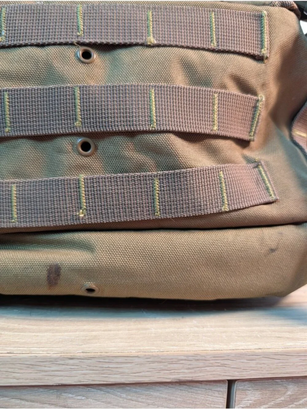 Drago Gear Tan Tactical Backpack Nylon Webbing Adjustable Straps Padded Back(T11